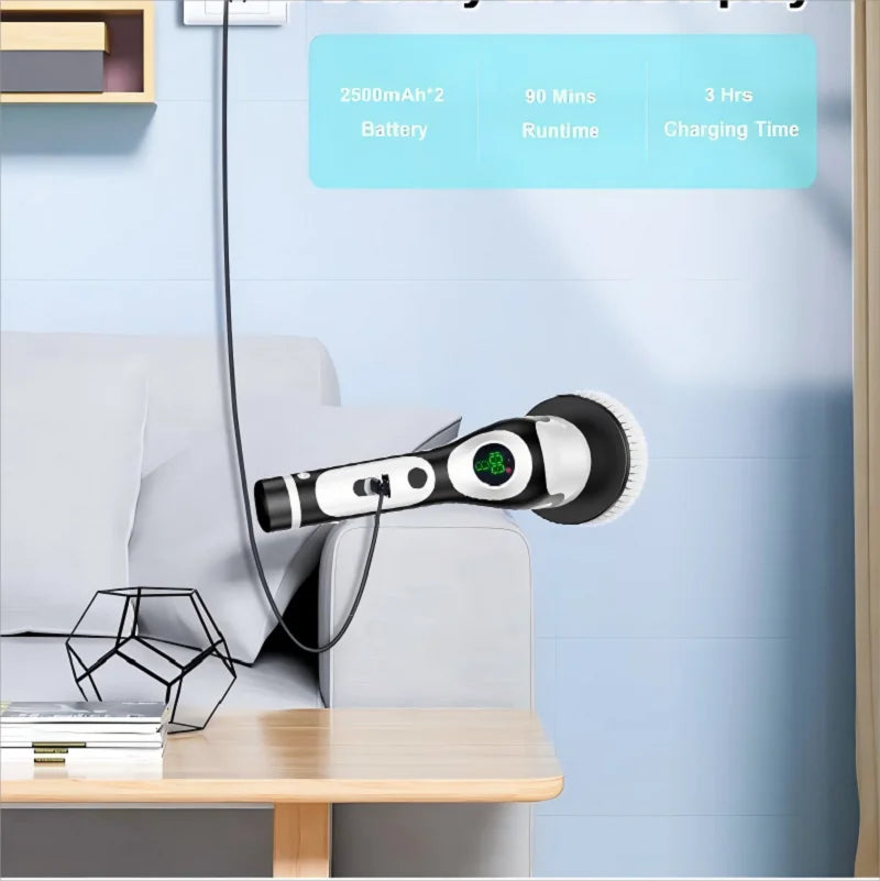 Cepillo de limpieza eléctrico multifuncional HOMEFISH, recargable por voz.
