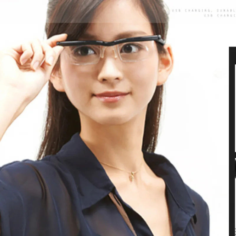 Gafas inteligentes para la presbicia, enfoque ajustable, miopía, ortóptica, gafas para la presbicia, enfoque variable, gafas para leer a distancia.
