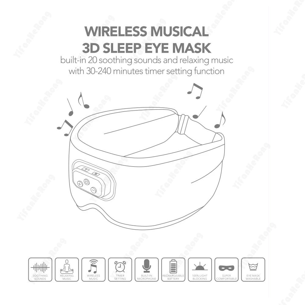 Antifaz 3D Premium para Dormir (YIFANHERONG)