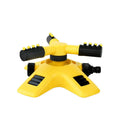 Sistema de riego automático giratorio de 360 grados para jardín, césped y patio. Amplia cobertura de riego