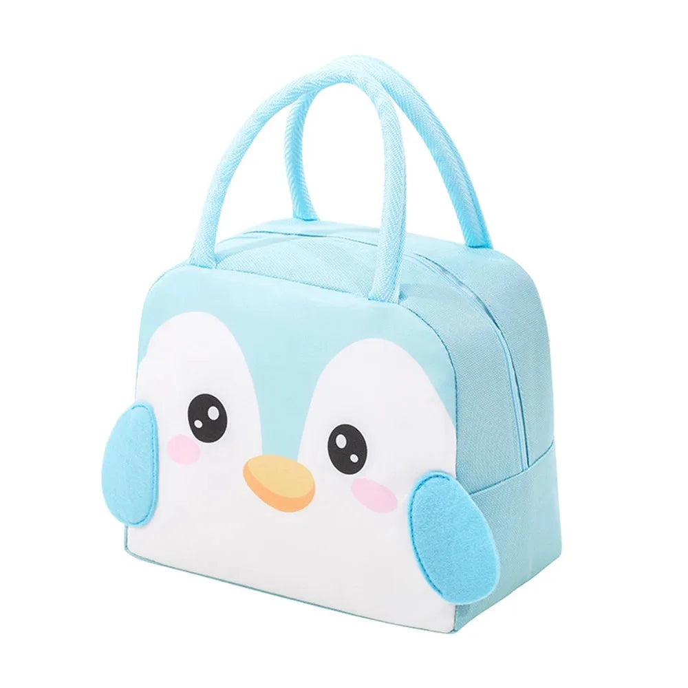 Bolsa Bento 3D tridimensional, linda bolsa Bento de dibujos animados, bolsa para el almuerzo, bolso de mano, bolsa de almacenamiento, bolsa aislante, lonchera de lona, bolsa de hielo
