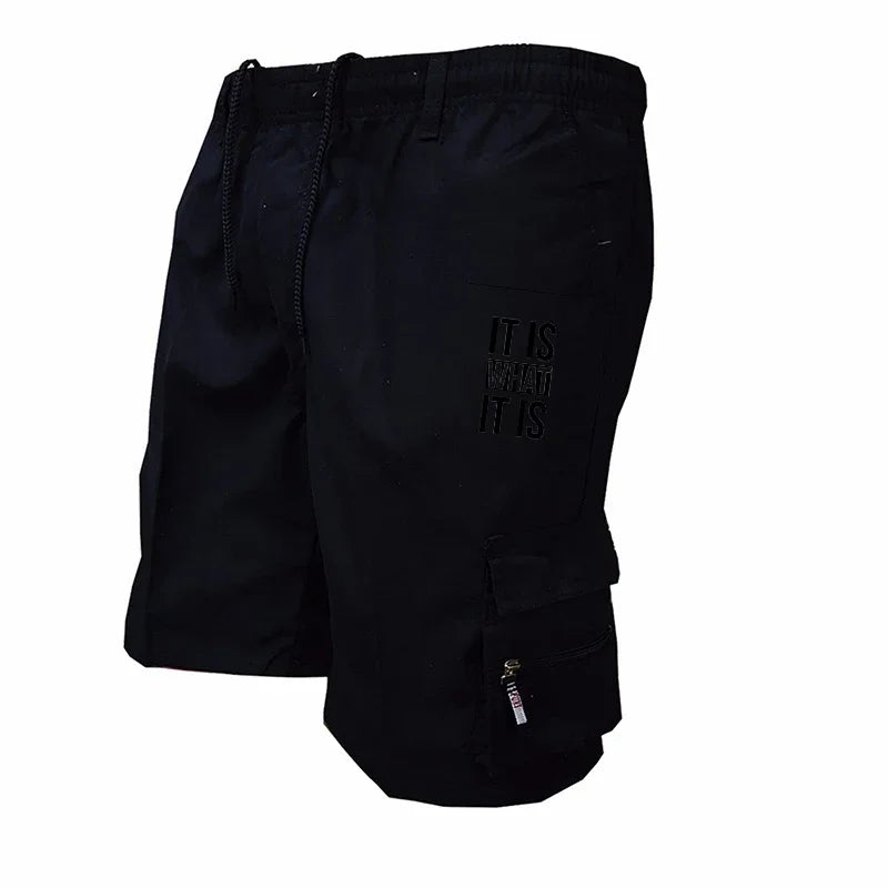 Pantalones cortos tácticos de camuflaje para hombre, de verano, con bolsillos cargo, estilo militar, informales, para senderismo, pesca y viajes.