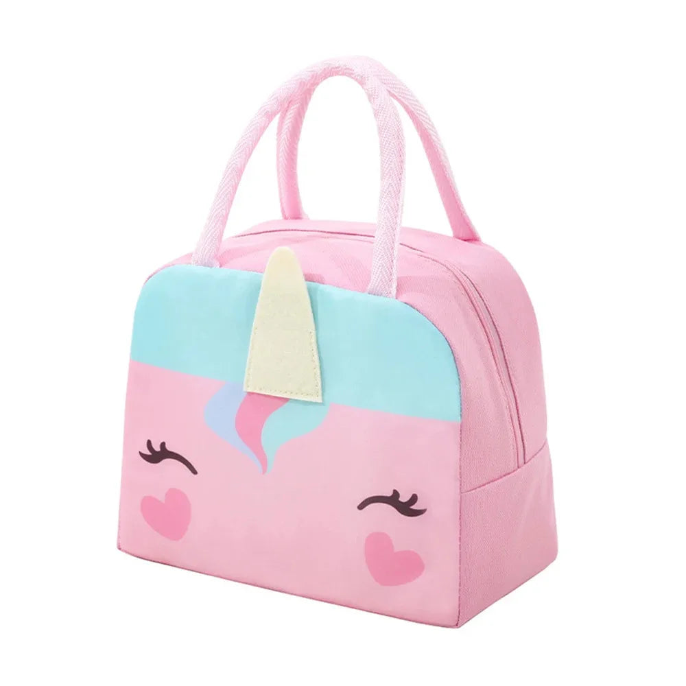 Bolsa Bento 3D tridimensional, linda bolsa Bento de dibujos animados, bolsa para el almuerzo, bolso de mano, bolsa de almacenamiento, bolsa aislante, lonchera de lona, bolsa de hielo