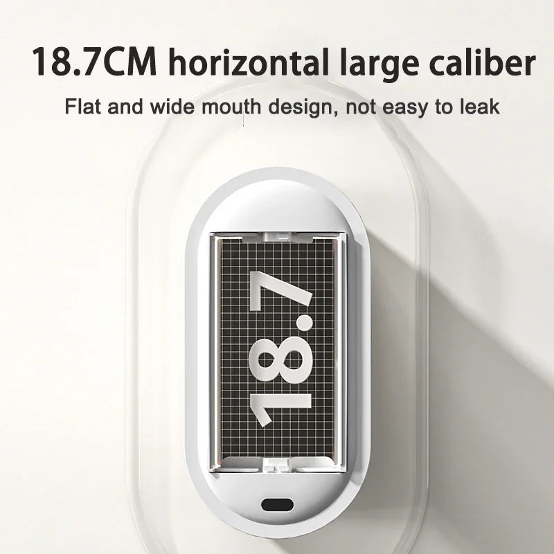 Cubo de basura inteligente con sensor y tapa, 7/9 litros, para montaje en pared, automático, con ranura estrecha, para inodoro, cocina o inducción.