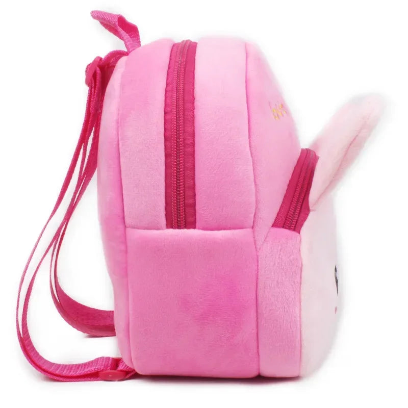 Mochilas escolares infantiles de moda con estampado de dibujos animados en 3D, mochila de felpa para niños y niñas de jardín de infancia, mini mochila para libros.