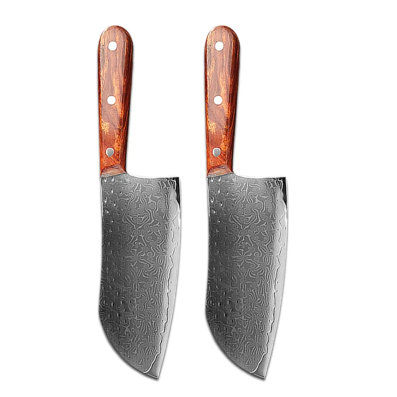 Cuchillo de cocina japonés de acero de Damasco de 67 capas para cortar carne, cuchillo Santoku, cuchillo de sushi y herramientas de cocina profesionales.
