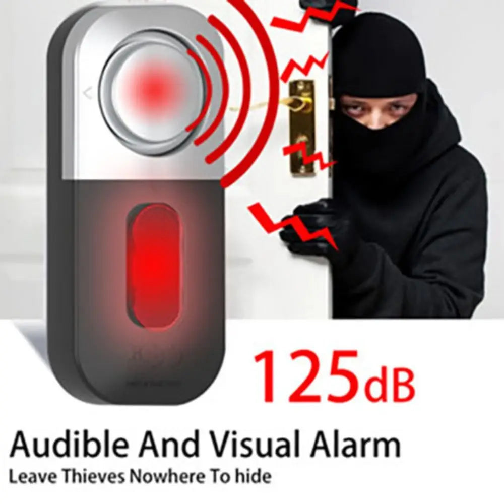 Alarma antirrobo con sensor magnético, detector de alta potencia, sistema magnético para puertas alimentado por batería, sensor inalámbrico inteligente para ventanas.