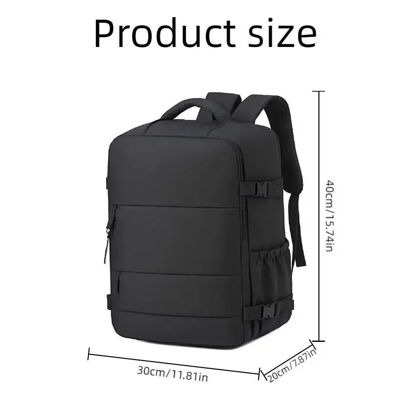 Mochila cómoda para todo el día: elegante, ligera, con múltiples bolsillos y correa ajustable para ir al trabajo o para actividades al aire libre.