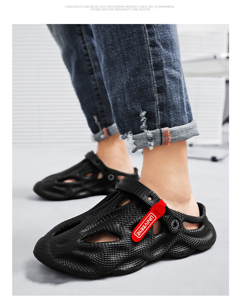 Pantuflas de verano para hombre, cómodas sandalias de plataforma para exteriores 2023, chanclas de playa, sandalias para hombre para interiores, calzado para el baño.