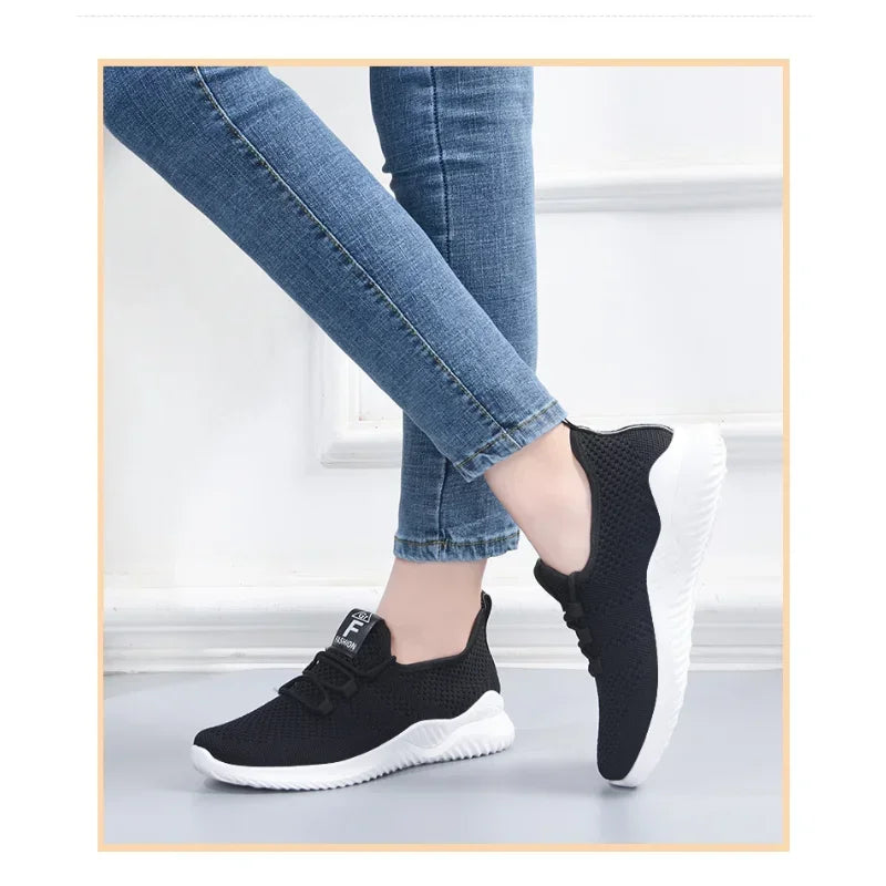Zapatillas casuales de verano para mujer 2023, cómodas, transpirables