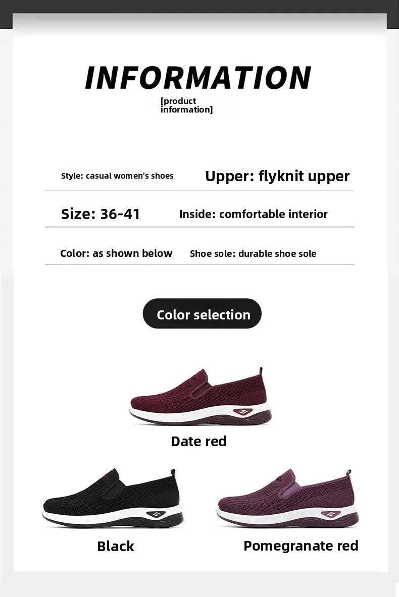 Zapatillas deportivas casuales para mujer, transpirables y ligeras, antideslizantes, para correr y caminar al aire libre, vulcanizadas.