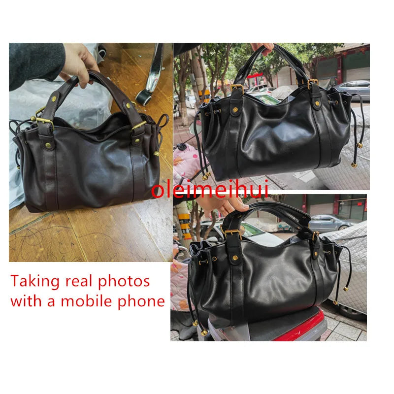 Bolso bandolera sencillo para mujer, bolso de hombro Boston para el día a día