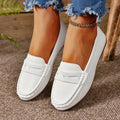 Zapatos planos para mujer, cómodos, ligeros, a la moda, mocasines, ideales para primavera y otoño, zapatillas casuales de suela fina, zapatos para exteriores para mujer.