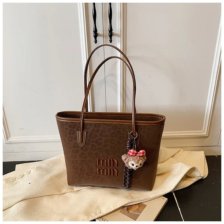 Bolso de mano nuevo para mujer 2025, bolso de hombro de gran capacidad, bolso tote, bolso para ir al trabajo, bolso de mano bajo el brazo, moderno