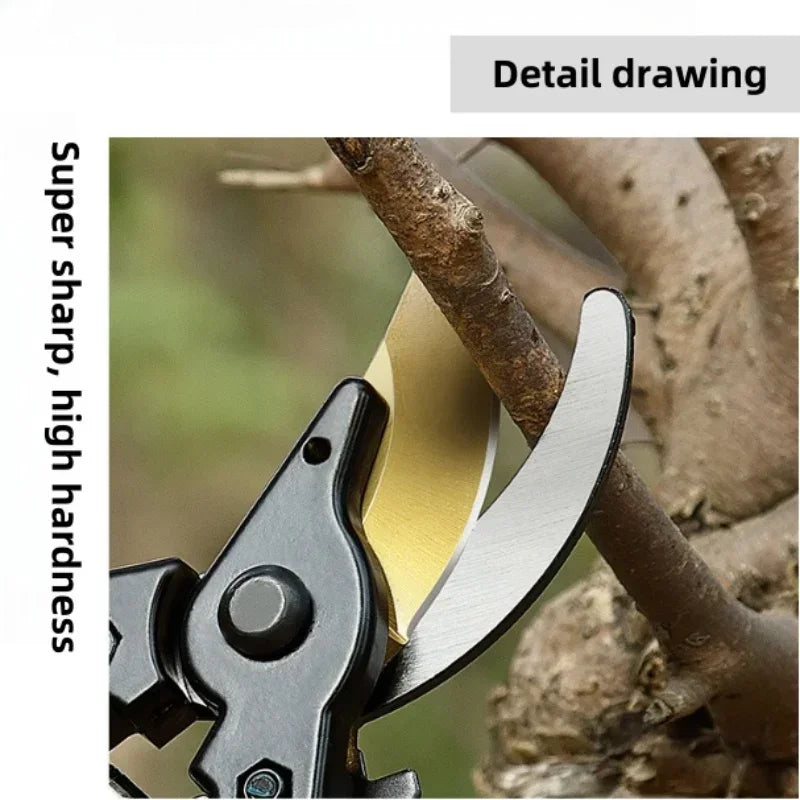 Tijeras de podar para jardín, podadora manual para plantas, tijeras de jardinería, tijeras para arbustos, tijeras para ramas de huerto, herramienta de poda profesional