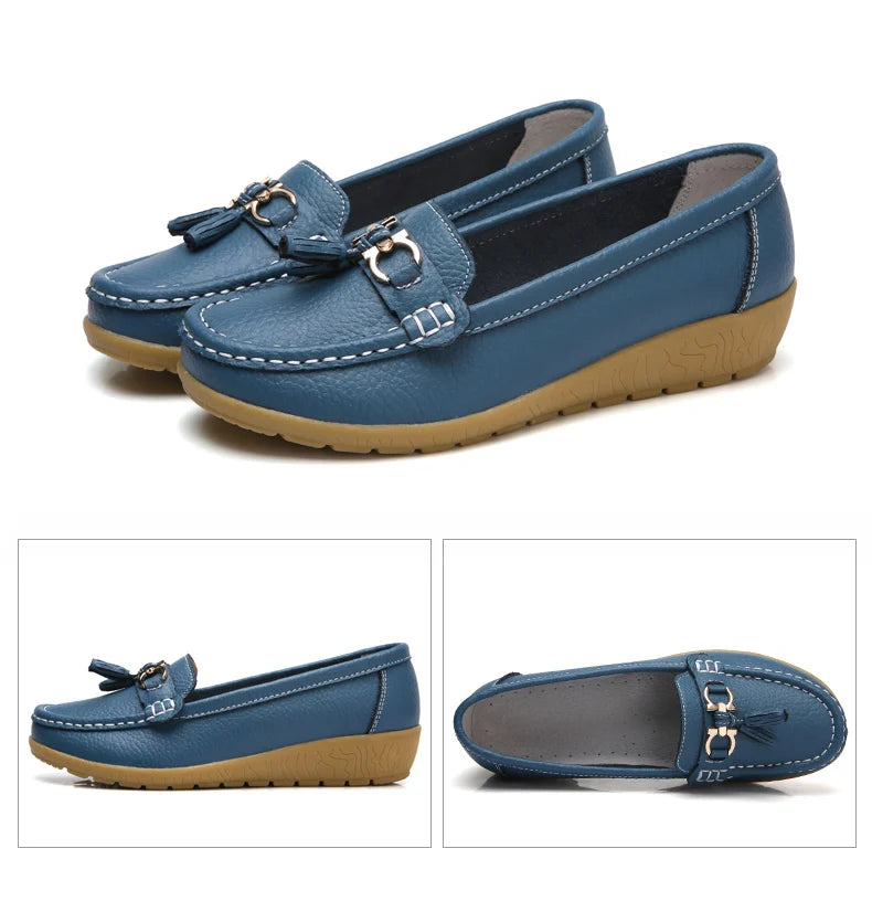 Zapatos de mujer sin cordones, mocasines para bailarinas, zapatillas casuales para mujer, zapatos planos para mujer, zapatos casuale