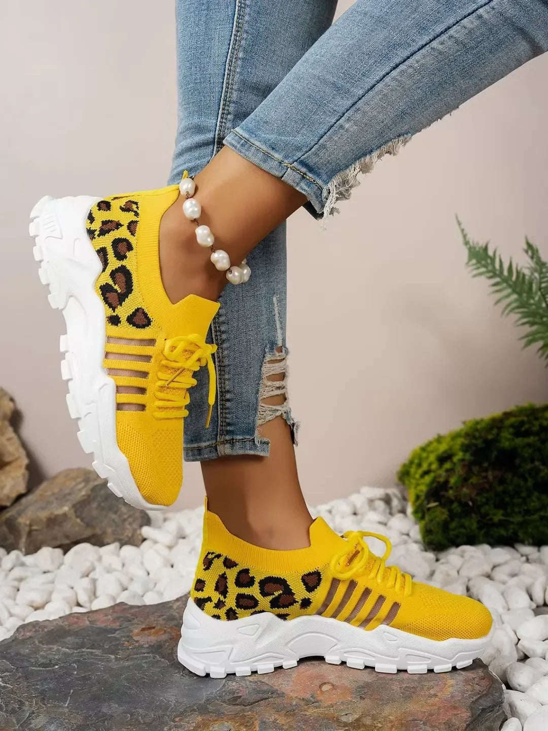 Zapatillas casuales para mujer 2025 Ligeras y transpirables Zapatillas casuales para mujer Zapatillas gruesas para mujer Tenis Feminino Basket Femme