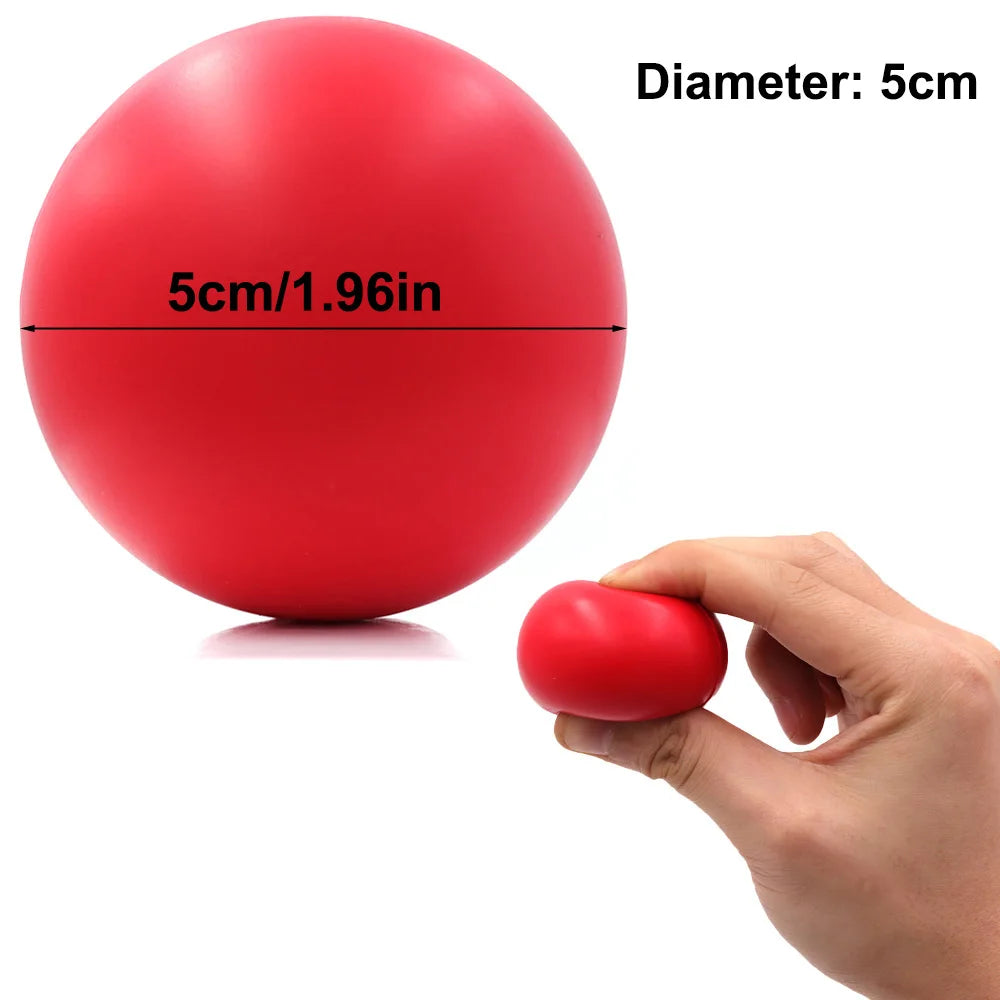 Pelota fortalecedora de agarre para rehabilitación y entrenamiento de fuerza de la mano, pelota de masaje de espuma antiestrés para la recuperación muscular en adultos.