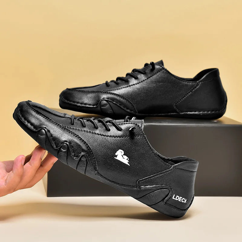 Zapatillas casuales para hombre 2023, nuevos botines con cordones, zapatos de moda para hombre, mocasines de alta calidad, zapatos casuales de lujo para hombre.
