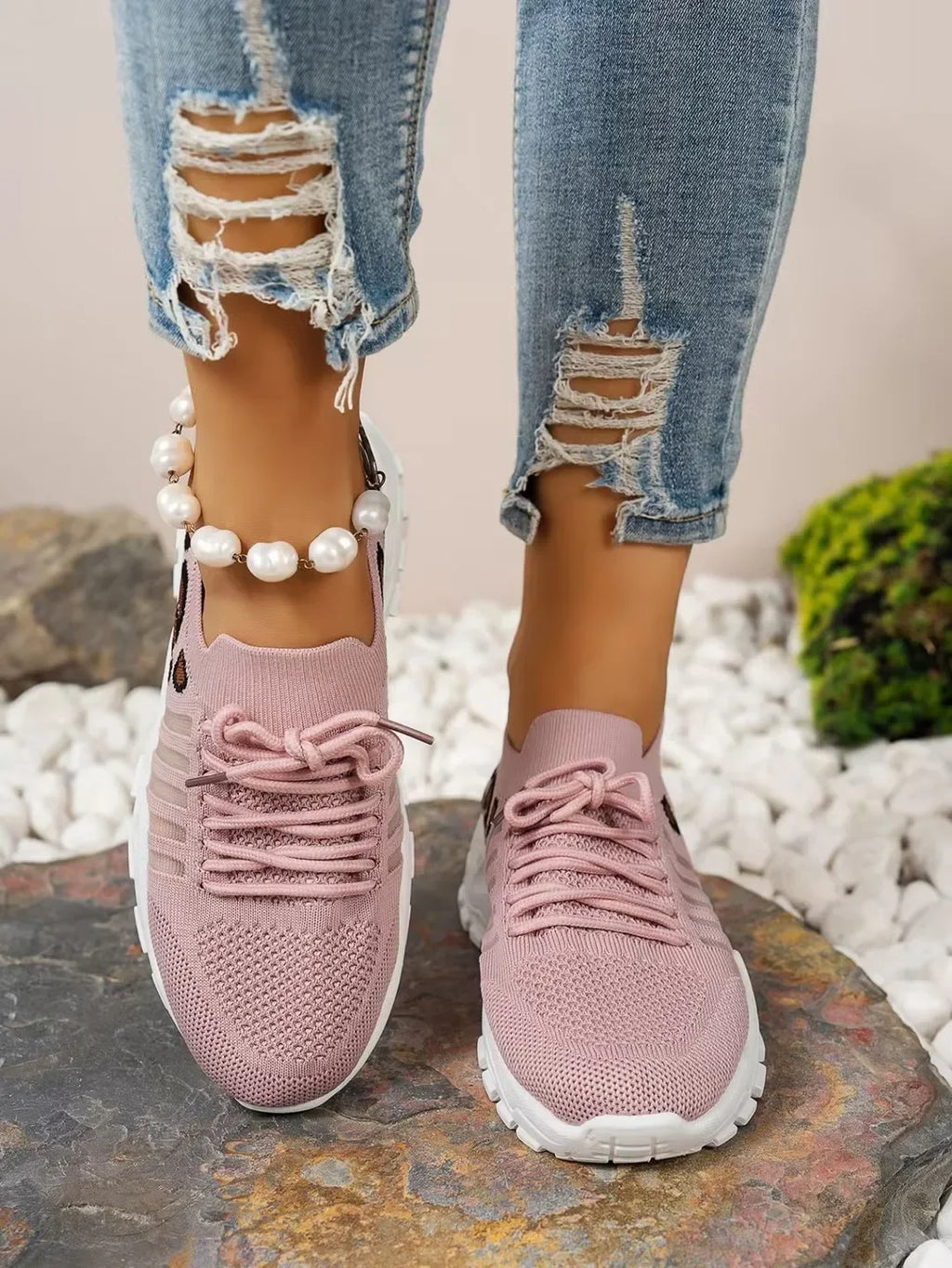 Zapatillas casuales para mujer 2025 Ligeras y transpirables Zapatillas casuales para mujer Zapatillas gruesas para mujer Tenis Feminino Basket Femme