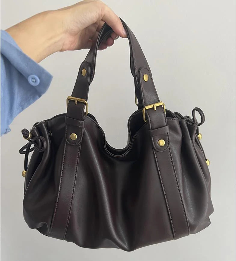 Bolso bandolera sencillo para mujer, bolso de hombro Boston para el día a día