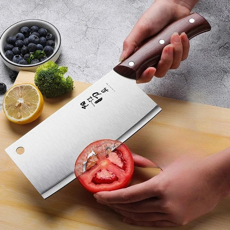 Cuchillo de cocina: Cuchillo multiusos de acero inoxidable ultra afilado para uso doméstico, cuchillo para rebanar, cuchillo para cortar carne, cuchillo de chef, cuchillo para deshuesar.