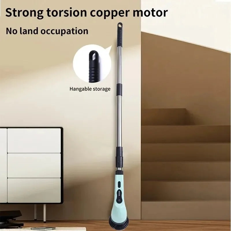 Cepillo de limpieza eléctrico inalámbrico para baño, ventanas, cocina, automóviles.