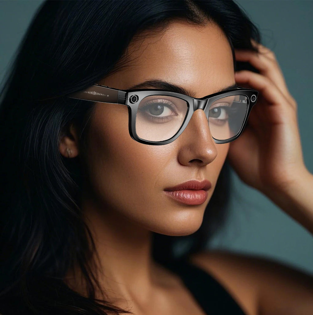 Gafas inteligentes 2026 con cámara de 8 MP, grabación de video, reconocimiento fotográfico por IA, llamadas Bluetooth y traducción de voz. Gafas de sol para hombre y mujer
