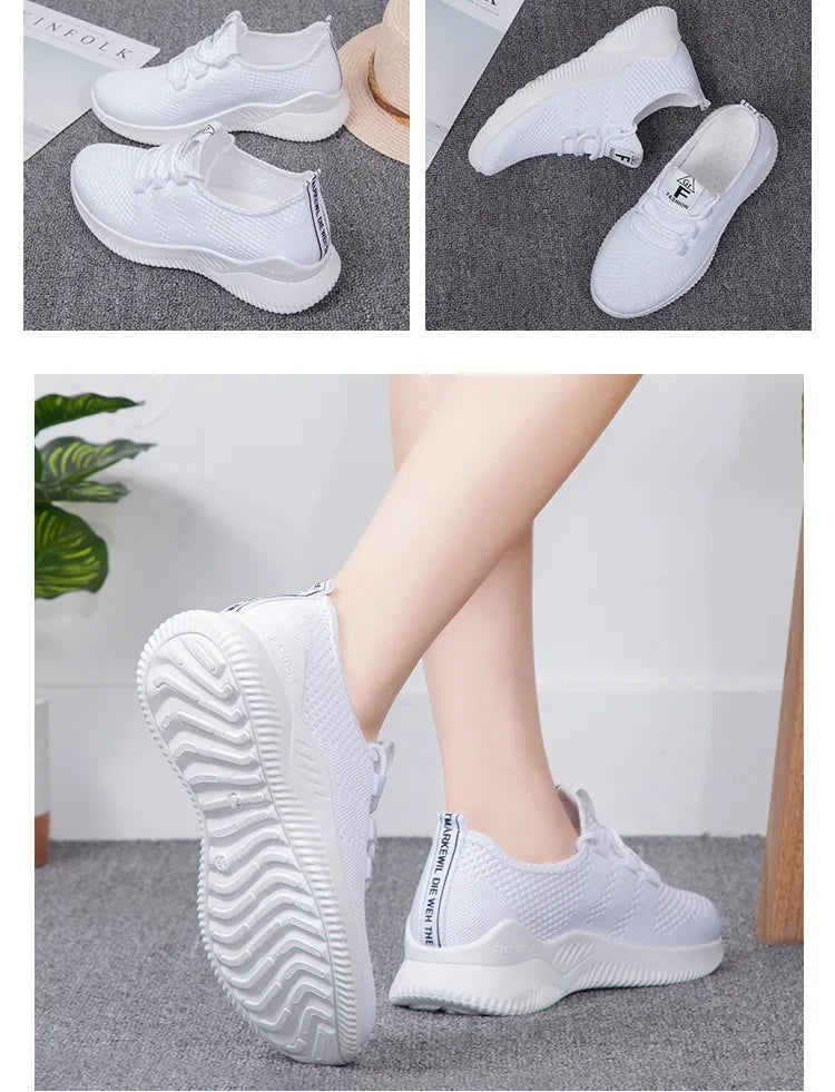 Zapatillas casuales de verano para mujer 2023, cómodas, transpirables