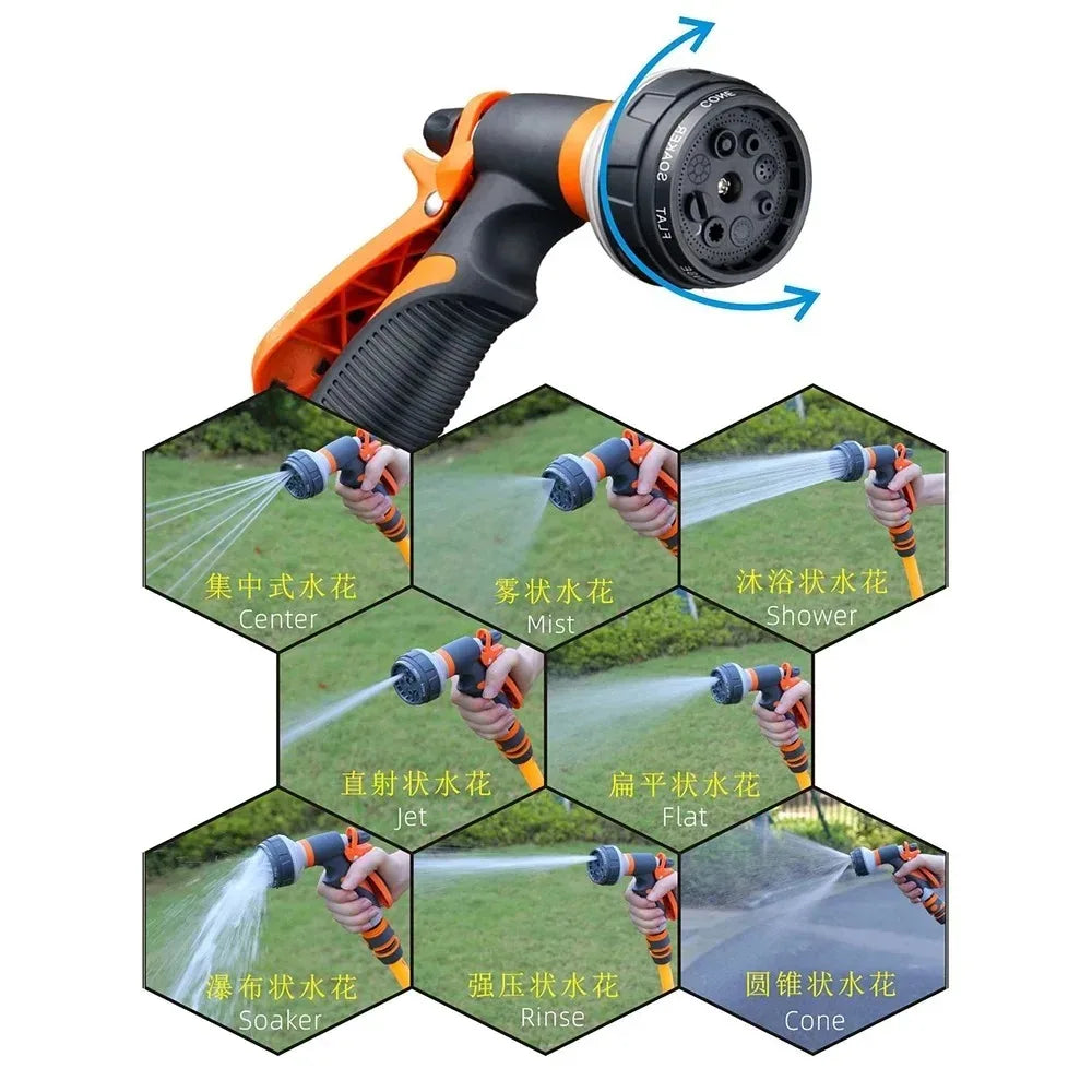 Pistola de agua, cabezal de aspersor, artefacto de riego de jardín, riego de hortalizas, jardinería, tubería de agua doméstica, manguera