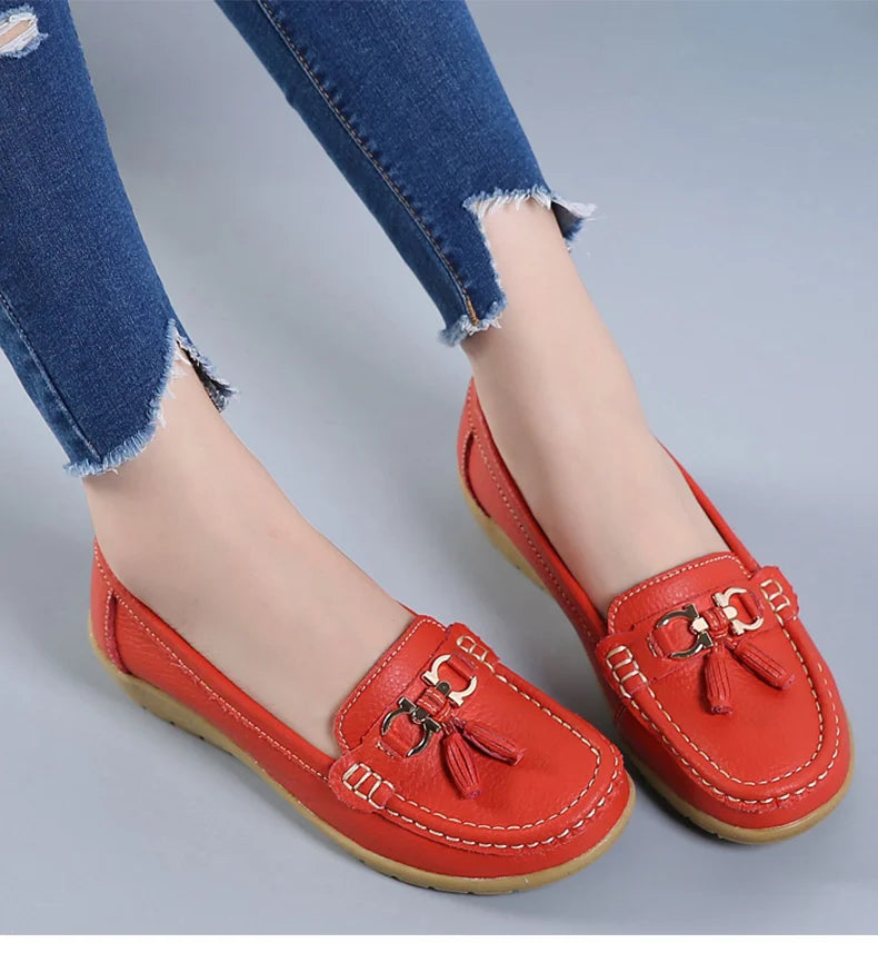 Zapatos de mujer sin cordones, mocasines para bailarinas, zapatillas casuales para mujer, zapatos planos para mujer, zapatos casuale