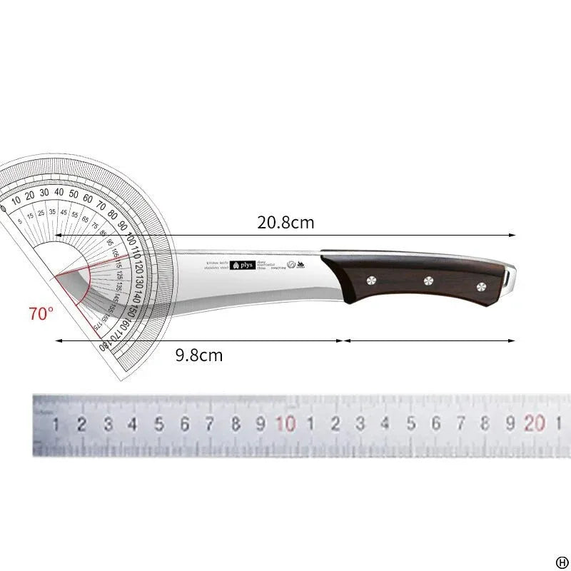 Cuchillo de cocina ultra afilado, cuchillo para cortar huesos, cuchillo multifuncional para frutas, cuchillo de carnicero comercial
