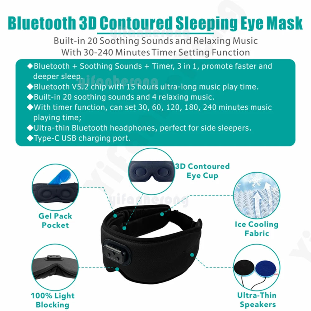 Antifaz 3D Premium para Dormir (YIFANHERONG)