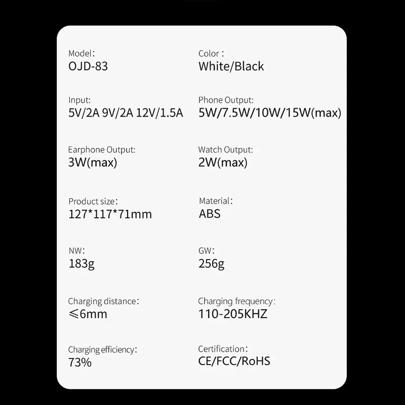 Cargador inalámbrico magnético 3 en 1, estación de carga rápida para MagSafe iPhone 16~12 Pro Max iWatch 10/9/8/7/6/5/4/3/2 SE AirPods Pro