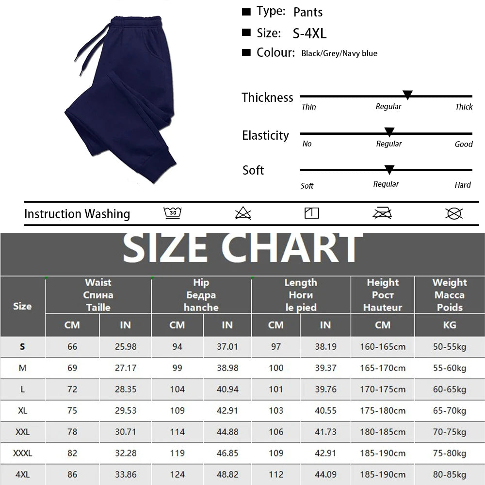 Pantalones deportivos casuales de moda para hombre