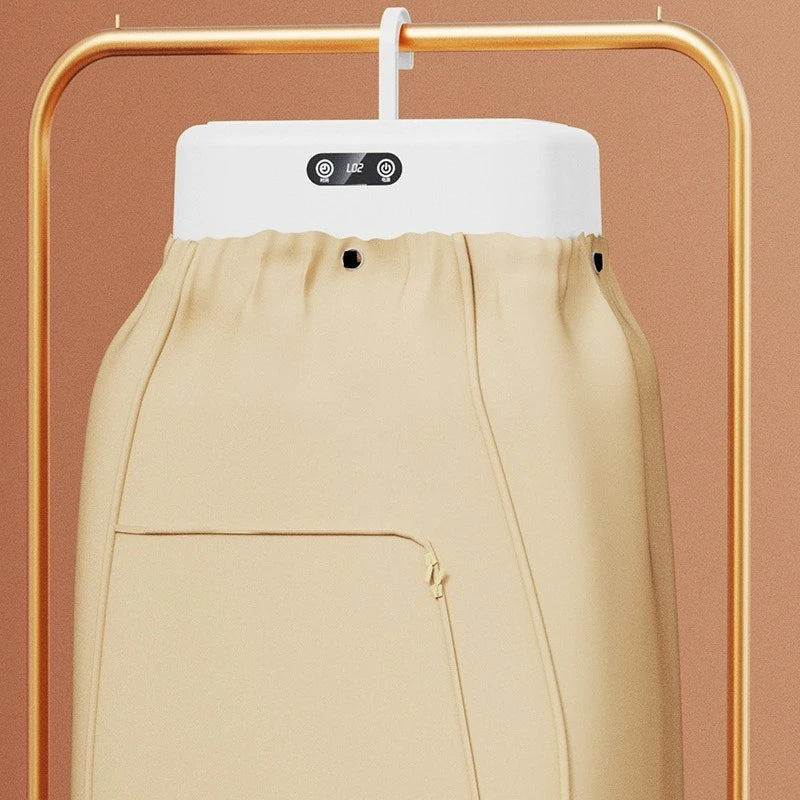 Mini secadora multifuncional eléctrica, secadora de ropa portátil, compacta y plegable con bolsa para secadora y ajuste de tiempo.