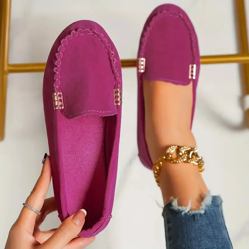 Zapatos planos para mujer, nuevos, casuales, ligeros, tipo mocasín, modernos, versátiles y cómodos, estilo Mary Jane para mujer.