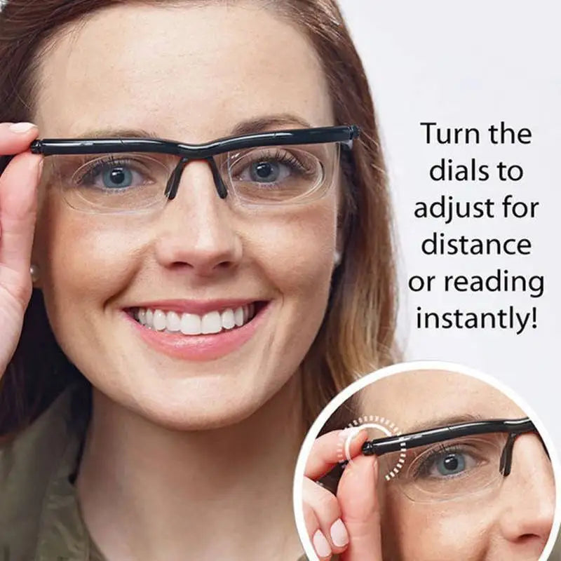 Gafas inteligentes para la presbicia, enfoque ajustable, miopía, ortóptica, gafas para la presbicia, enfoque variable, gafas para leer a distancia.