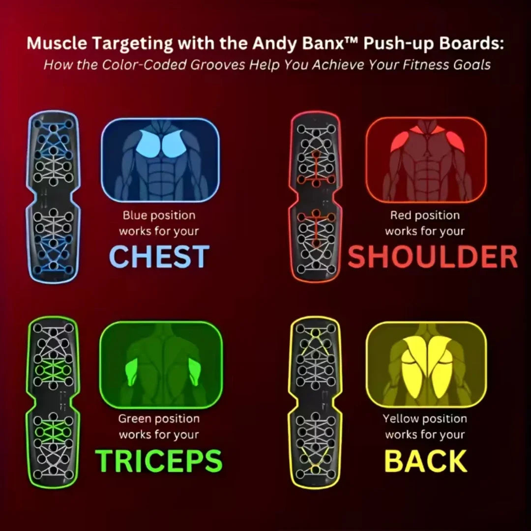 Juego de tabla de flexiones multifuncional portátil y plegable para entrenamiento de pecho, abdomen, brazos y espalda.