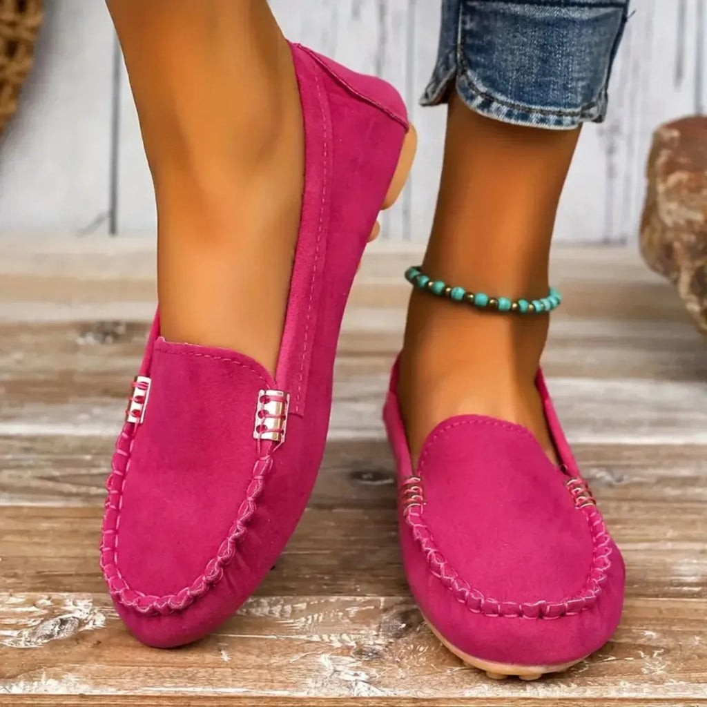 Zapatos planos para mujer, nuevos, casuales, ligeros, tipo mocasín, modernos, versátiles y cómodos, estilo Mary Jane para mujer.