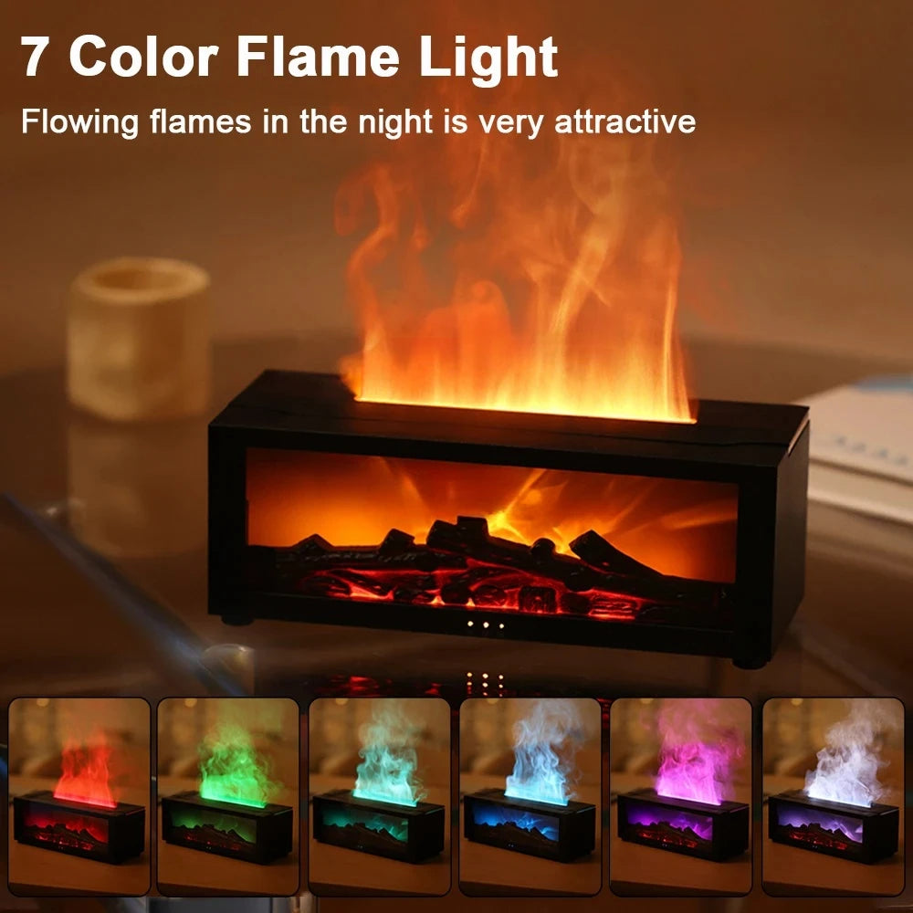Humidificador de aire con aceites esenciales, humidificador de aroma para el hogar, difusor de fragancia automático con luz LED y control remoto. Activo