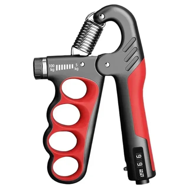 Entrenador de fuerza de agarre de 5 a 165 kg, fortalecedor de agarre de mano, fortalecedor de antebrazo con resistencia ajustable, perfecto para músicos y atletas.
