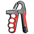 Entrenador de fuerza de agarre de 5 a 165 kg, fortalecedor de agarre de mano, fortalecedor de antebrazo con resistencia ajustable, perfecto para músicos y atletas.