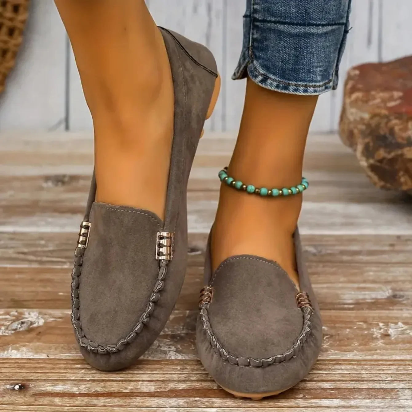 Zapatos planos para mujer, nuevos, casuales, ligeros, tipo mocasín, modernos, versátiles y cómodos, estilo Mary Jane para mujer.