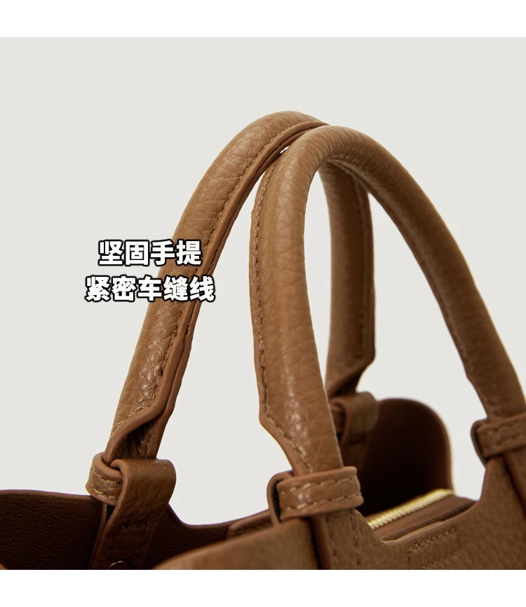 Bolsos de mano de PU para mujer, elegantes bolsos tote, diseño versátil, bolsos de uso diario, bolso de hombro compacto