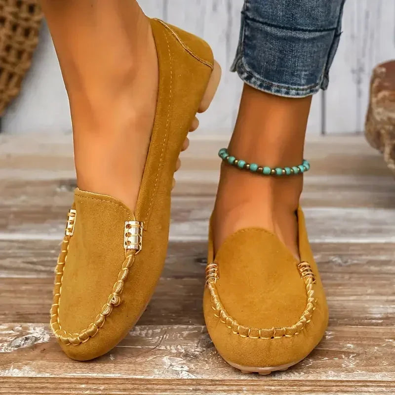Zapatos planos para mujer, nuevos, casuales, ligeros, tipo mocasín, modernos, versátiles y cómodos, estilo Mary Jane para mujer.