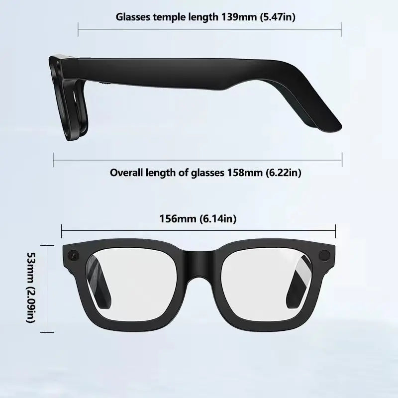 Gafas inteligentes 2026 800W HD Foto Video Grabación IA Traducción Lentes fotocromáticas táctiles Llamadas Bluetooth Música Gafas multifunción