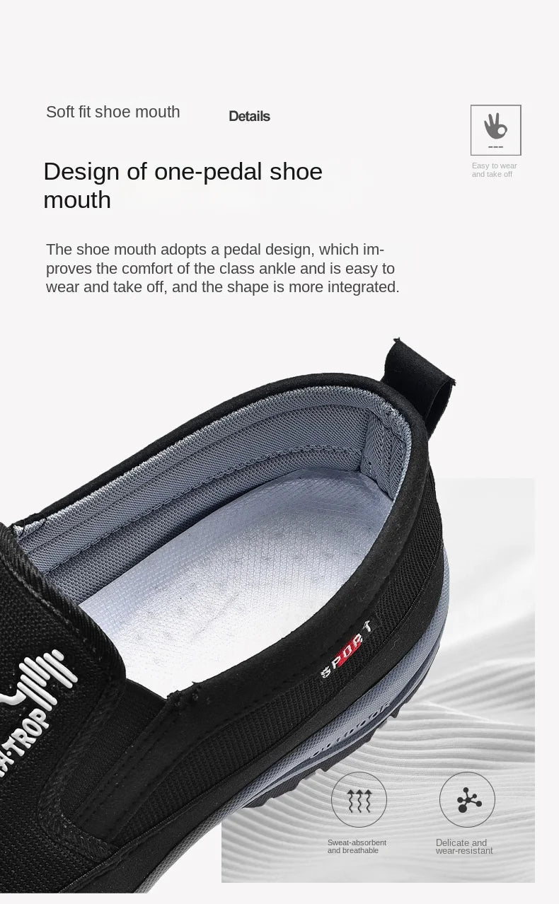 Zapatillas tipo mocasín para hombre, de malla transpirable, estilo casual, con suela suave, color liso, cómodas, ideales para el agua o para conducir.