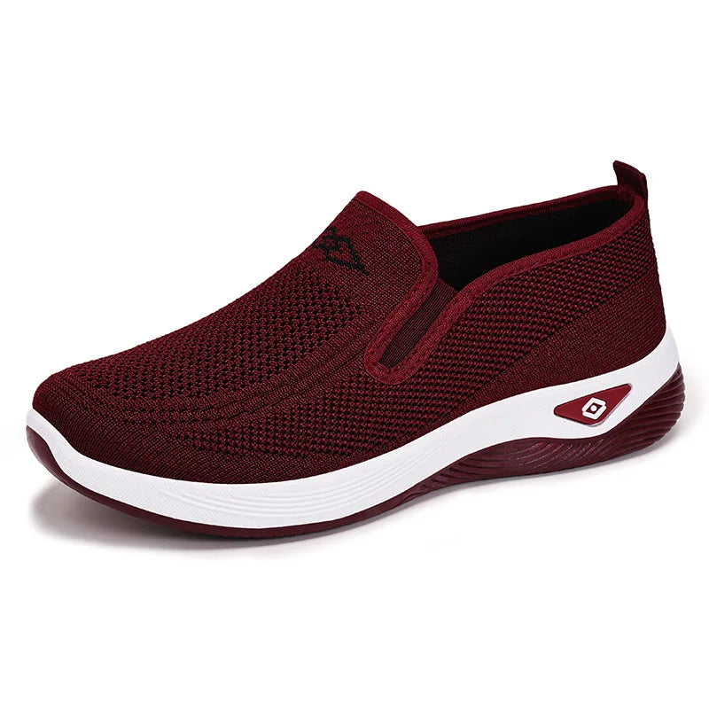 Zapatillas deportivas casuales para mujer, transpirables y ligeras, antideslizantes, para correr y caminar al aire libre, vulcanizadas.