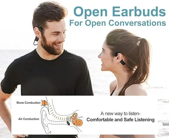 Auriculares de conducción ósea Run for Shokz, auriculares Bluetooth de oído abierto, auriculares inalámbricos supraaurales, auriculares deportivos inalámbricos para correr.